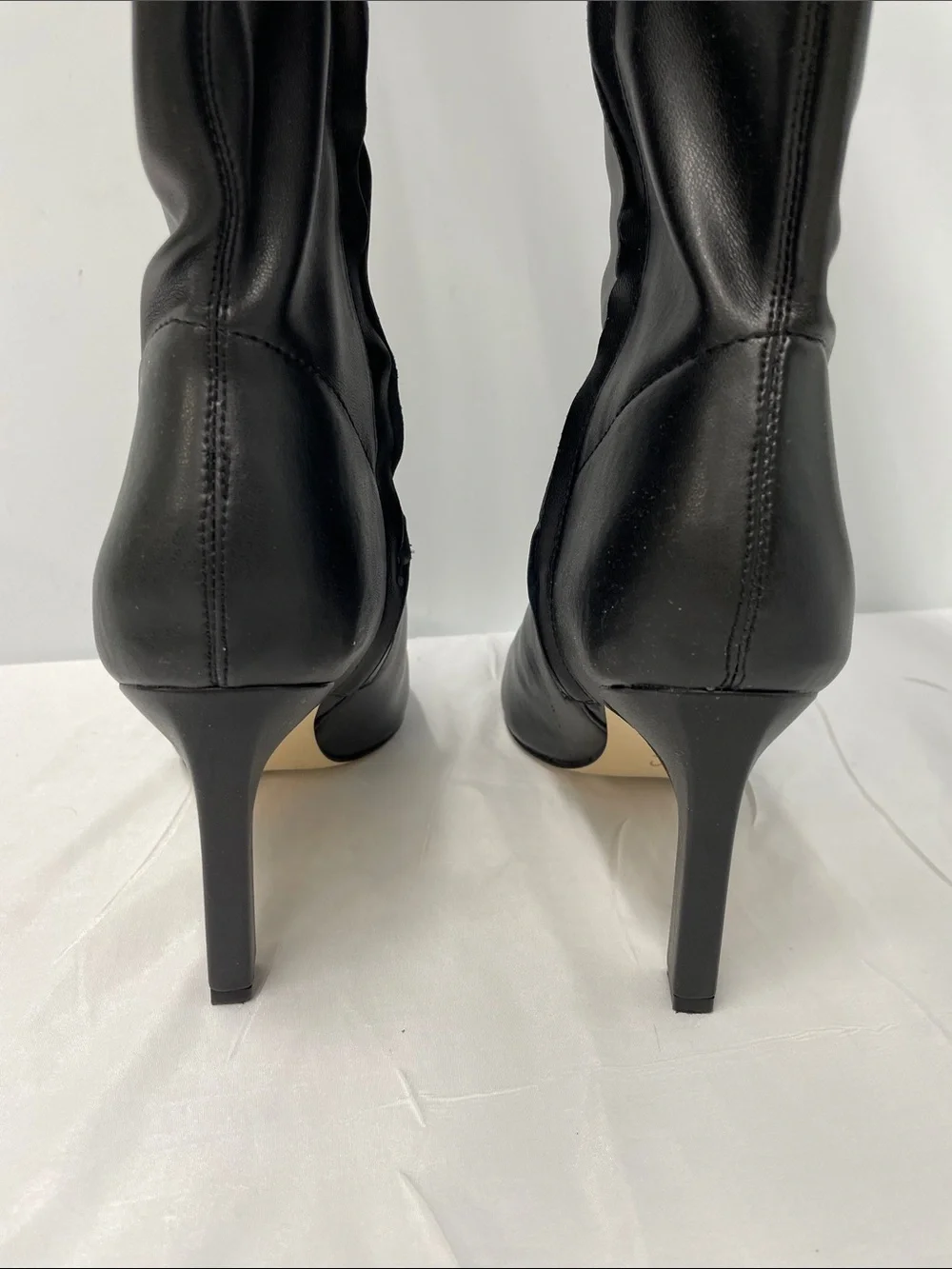 FRANCO SARTO A-CALLIE 2 BLACK SYNTHETIC OVER THE KNEE BOOTS FTL-08-008